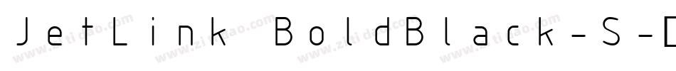 JetLink BoldBlack-S字体转换